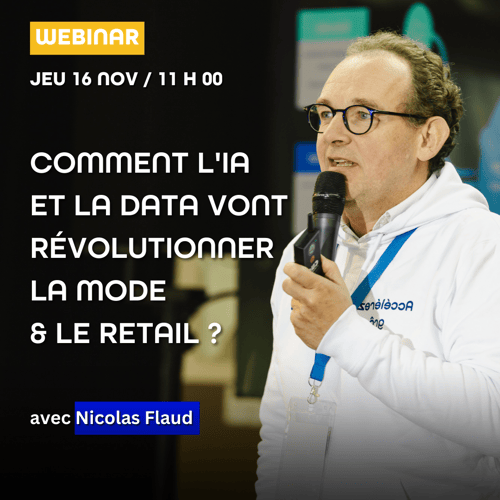 Webinar : comment l'IA et la Data révolutionnent la mode & le retail