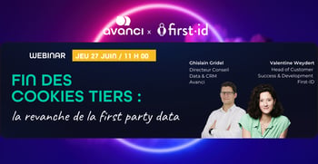 Webinar : Fin des cookies tiers, la revanche de la first party data